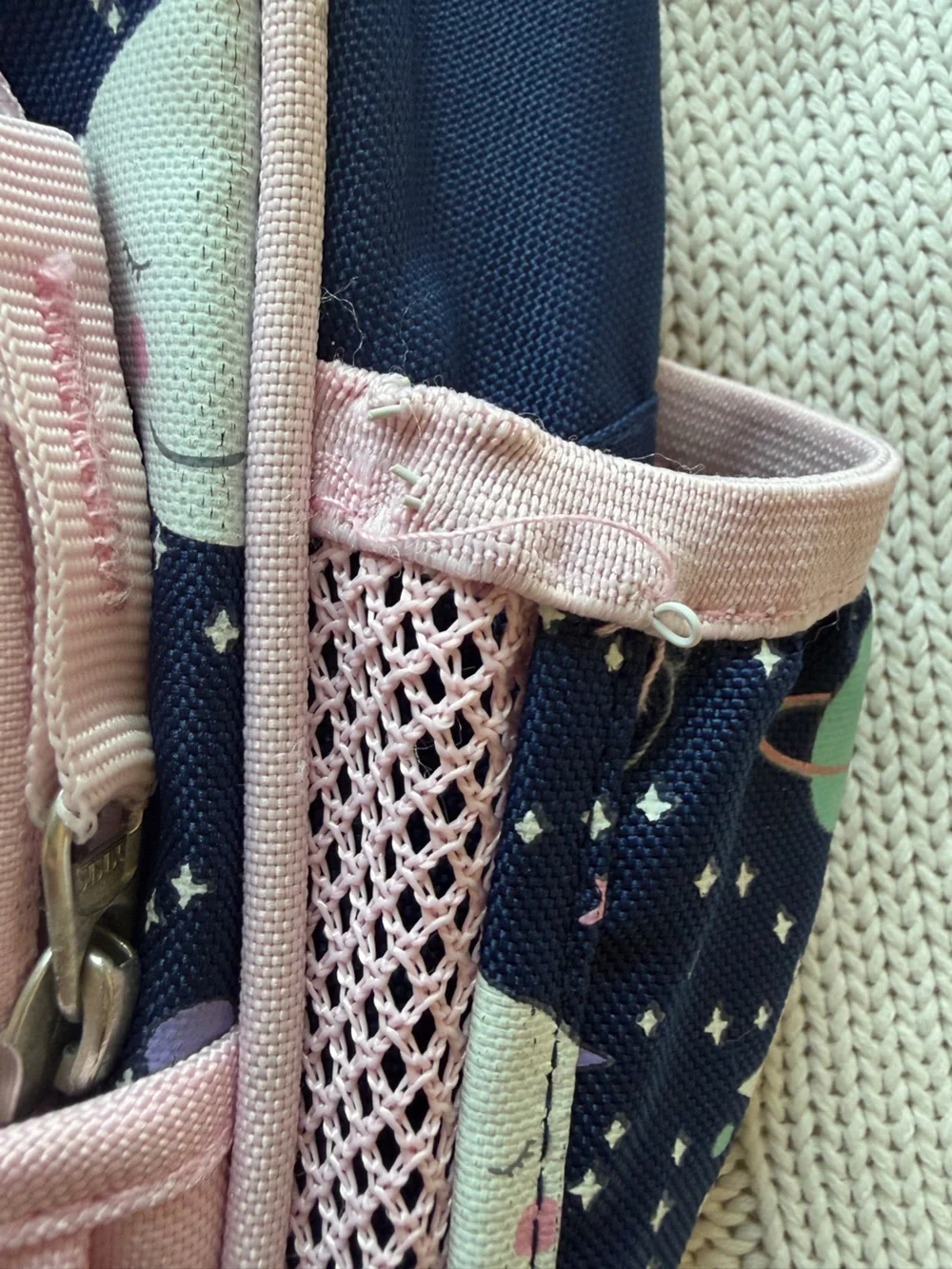 Pottery Barn Kids navy backpack